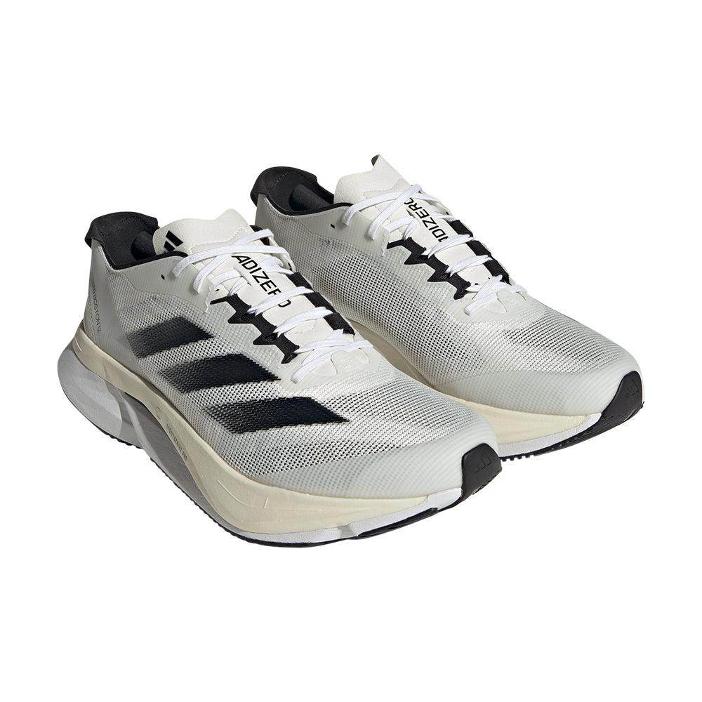 Adizero Boston 12 Men's :Cloud White | Core Black