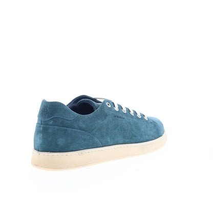 Di Bianco Imola Mens Blue Suede Lace Up Lifestyle Sneakers Shoes