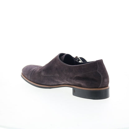 Di Bianco Isernia Mens Brown Suede Loafers & Slip Ons Casual Shoes