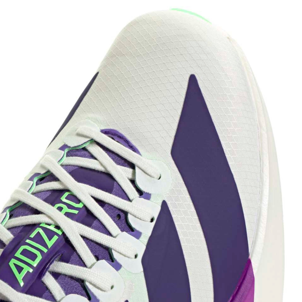 Adizero Adios Pro 4 Men's :Core White | Collegiate Purple