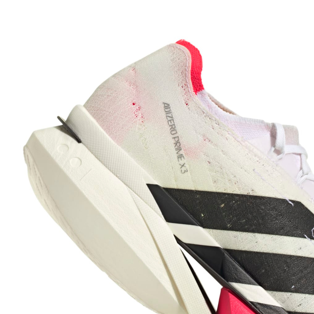 Adizero Prime X3 Strung :Cloud White | Lucid Red