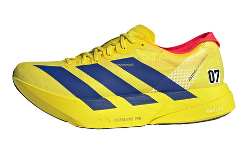 Adizero Adios Pro 4 Men's :Pure Sulfur | Lucid Blue