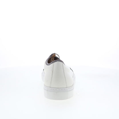 Pastori by Di Bianco Julius Mens White Leather Lifestyle Sneakers Shoes