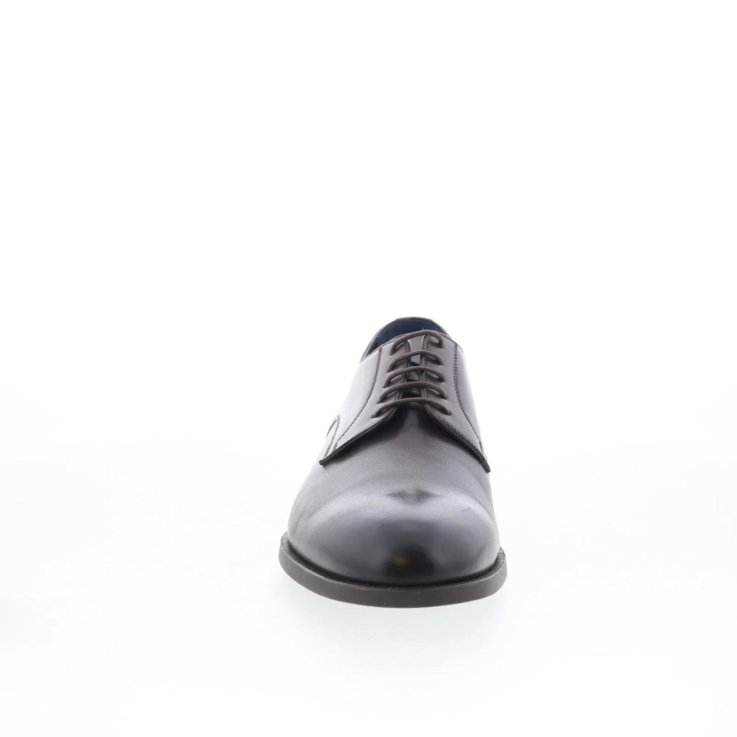 Di Bianco Marano Mens Brown Leather Oxfords & Lace Ups Plain Toe Shoes