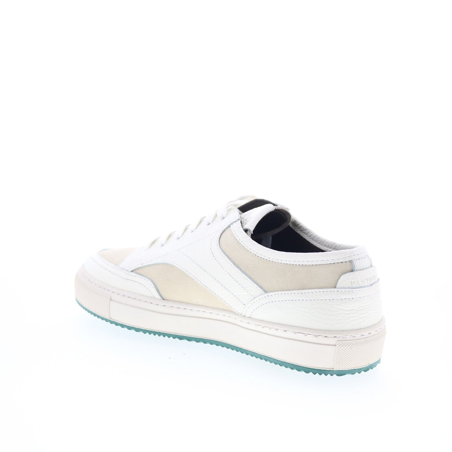 Pastori by Di Bianco Otho Mens White Leather Lifestyle Sneakers Shoes