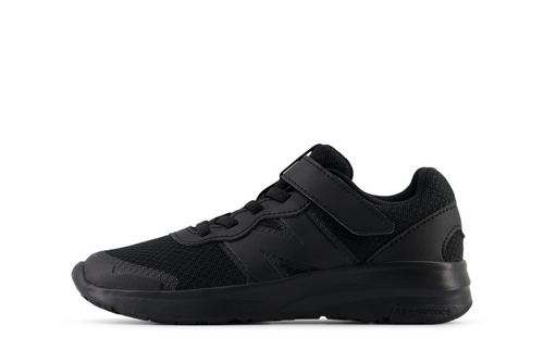 578v1 Bungee Lace with Top Strap Younger Kids' :Black