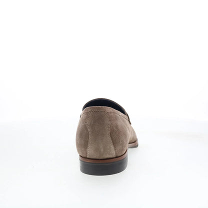 Di Bianco Palinuro Mens Brown Suede Slip On Loafers & Slip Ons Penny Shoes
