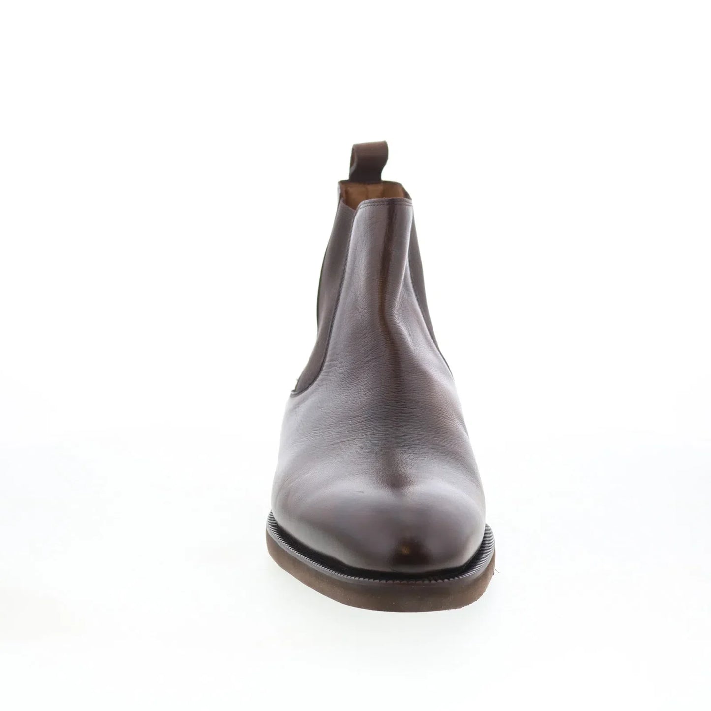 Pastori by Di Bianco Pertinax Mens Brown Leather Slip On Chelsea Boots
