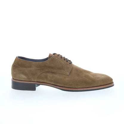 Di Bianco Pisa Mens Brown Suede Lace Up Oxfords & Lace Ups Casual Shoes