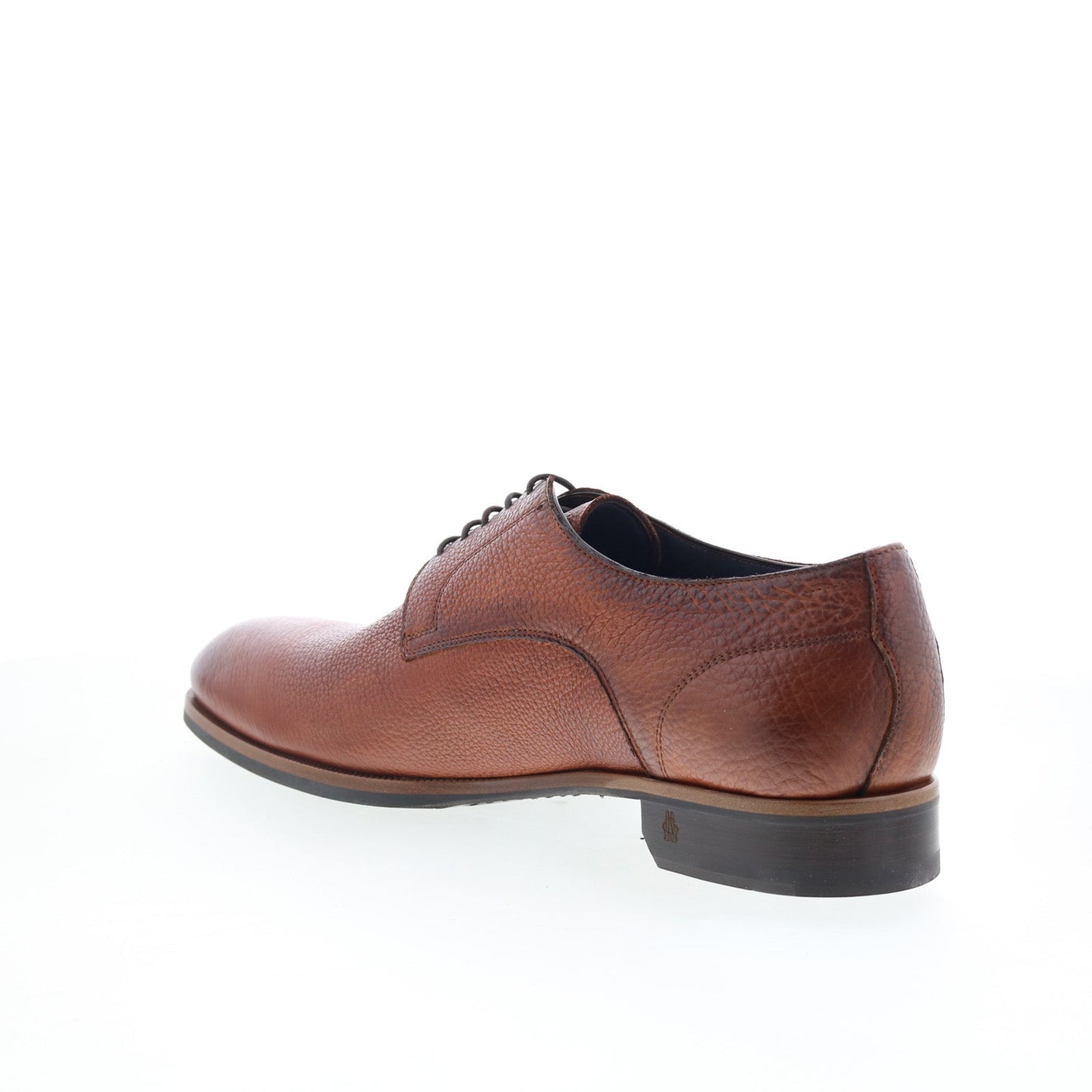 Di Bianco Pisa Mens Brown Leather Lace Up Oxfords & Lace Ups Casual Shoes