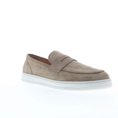 Pastori by Di Bianco Pius Mens Gray Slip On Loafers & Slip Ons Penny Shoes