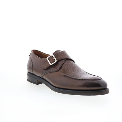 Di Bianco SB9066 Mens Brown Leather Loafers & Slip Ons Casual Shoes
