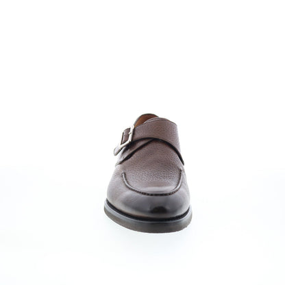 Di Bianco SB9066 Mens Brown Leather Loafers & Slip Ons Casual Shoes