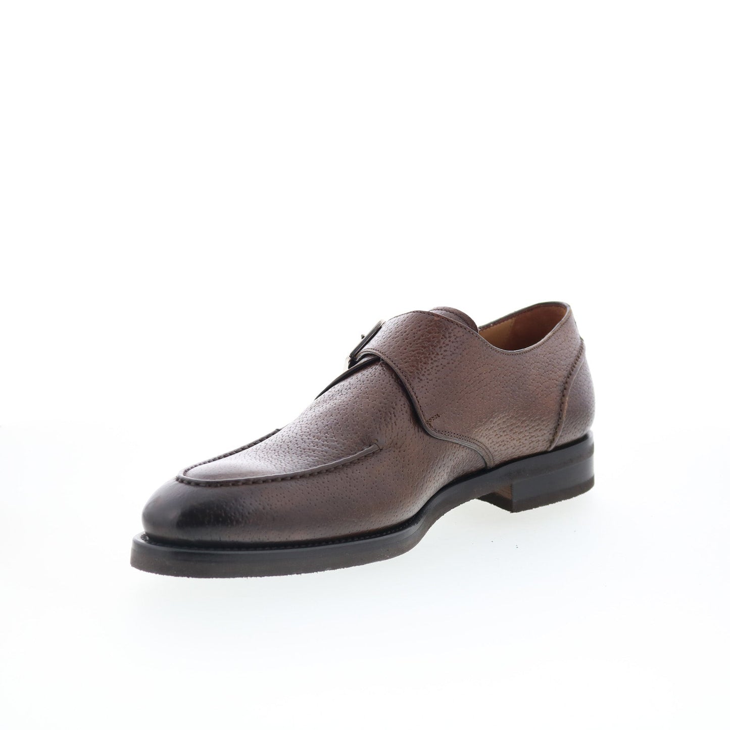 Di Bianco SB9066 Mens Brown Leather Loafers & Slip Ons Casual Shoes