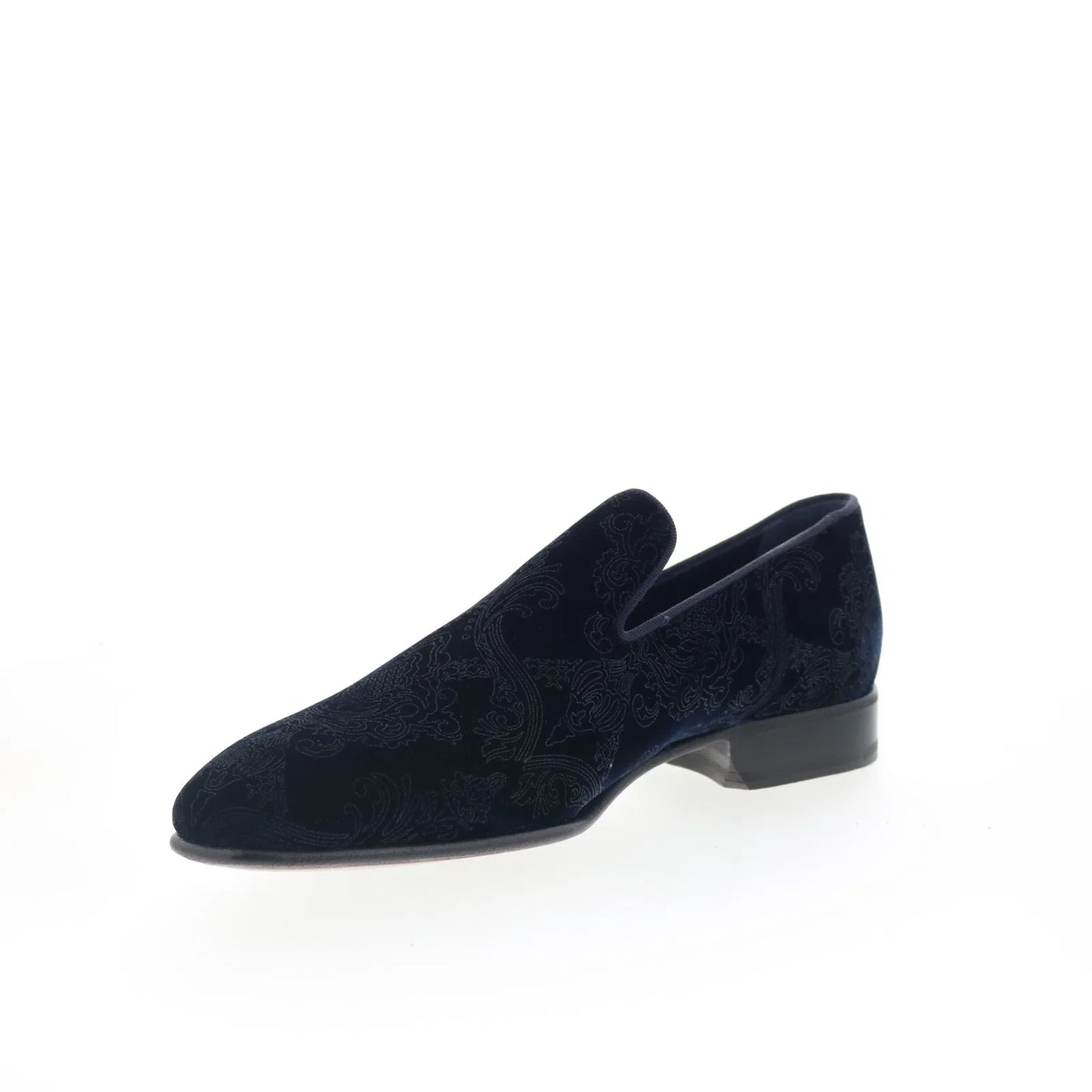 Di Bianco SB918 Mens Blue Canvas Slip On Loafers & Slip Ons Casual Shoes