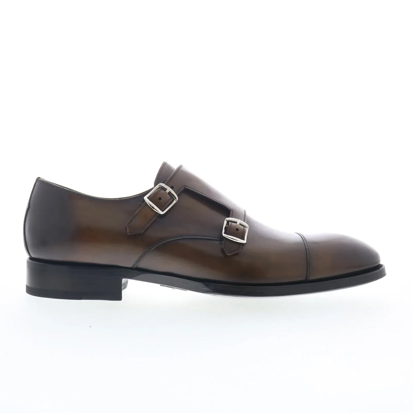 Di Bianco SBP934 Mens Brown Leather Loafers & Slip Ons Casual Shoes