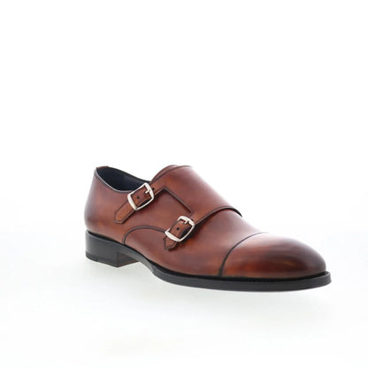 Di Bianco SBP934 Mens Brown Leather Loafers & Slip Ons Casual Shoes