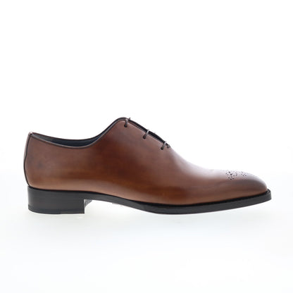 Di Bianco SBP957 Mens Brown Leather Lace Up Oxfords & Lace Ups Casual Shoes