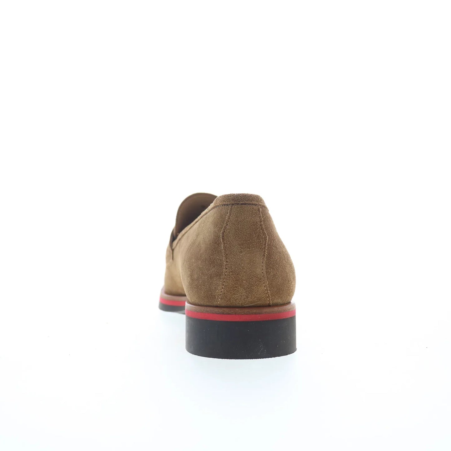 Di Bianco SC524 Mens Brown Suede Slip On Loafers & Slip Ons Penny Shoes