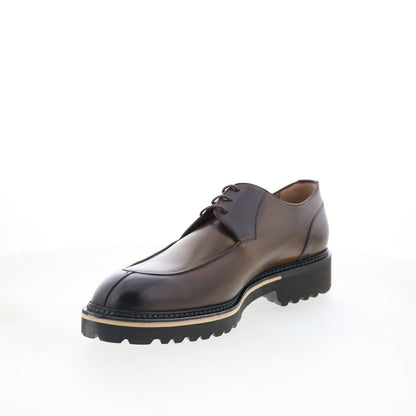 Di Bianco Sc598 Mens Brown Leather Lace Up Oxfords & Lace Ups Casual Shoes
