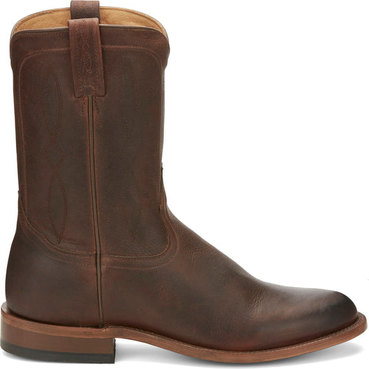 Tony Lama Monterey Round Toe Cowhide Mens Brown Wide Cowboy Western Boots