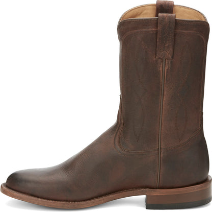 Tony Lama Monterey Round Toe Cowhide Mens Brown Wide Cowboy Western Boots