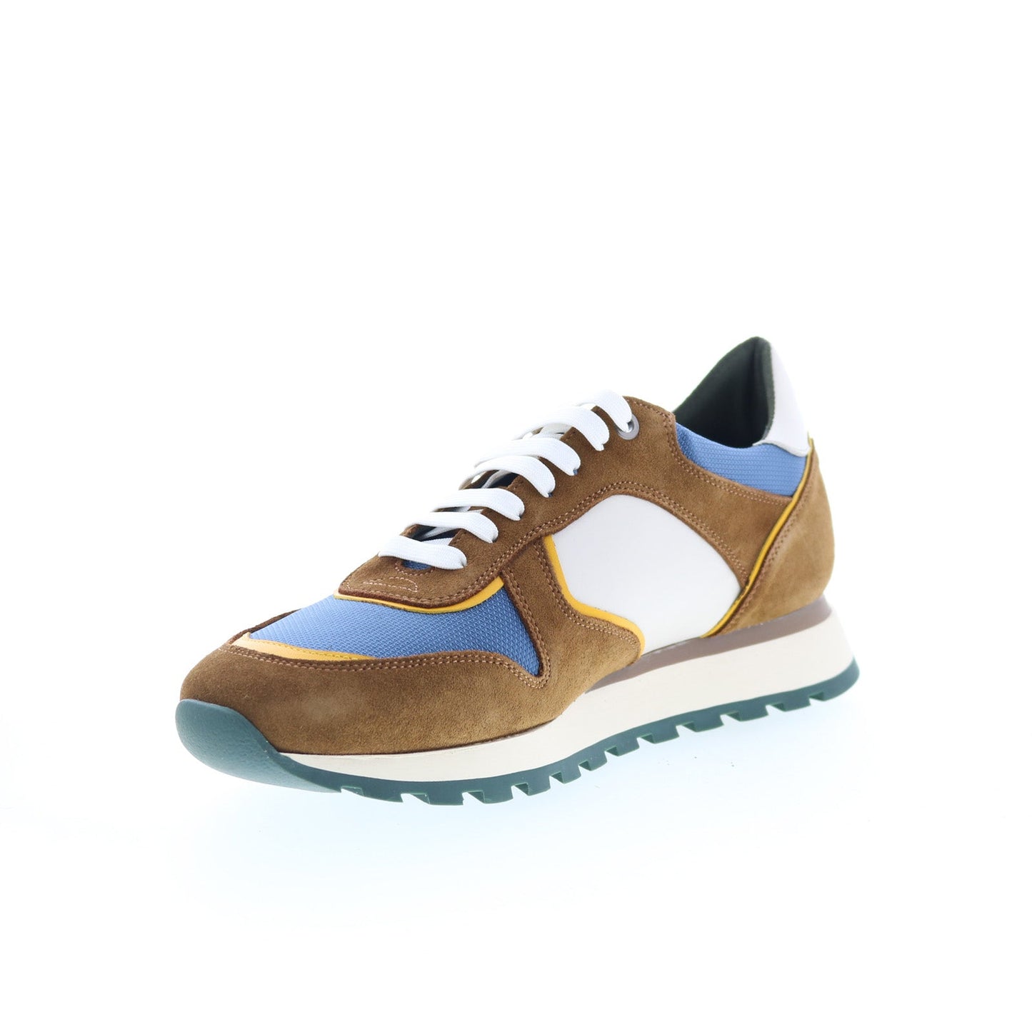 Pastori by Di Bianco Thrax Mens Brown Suede Lace Up Lifestyle Sneakers Shoes