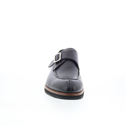Di Bianco Treviso Mens Black Leather Loafers & Slip Ons Casual Shoes