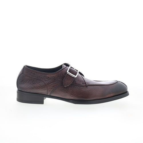 Di Bianco Treviso Mens Brown Leather Loafers & Slip Ons Casual Shoes