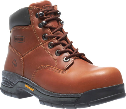 Wolverine Harrison Steel Toe 6" Mens Brown Extra Wide 4E Work & Safety Boots