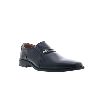 La Milano Hank A1052 Mens Brown Leather Loafers & Slip Ons Casual Shoes