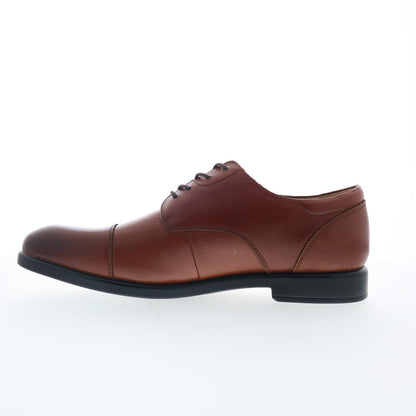 La Milano Windsor A11715 Mens Brown Oxfords & Lace Ups Cap Toe Shoes