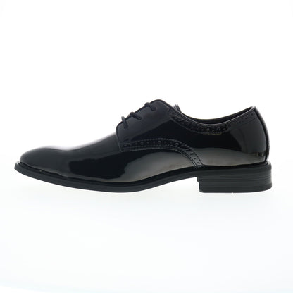 La Milano Payton Tuxedo A11875 Mens Black Oxfords & Lace Ups Plain Toe Shoes
