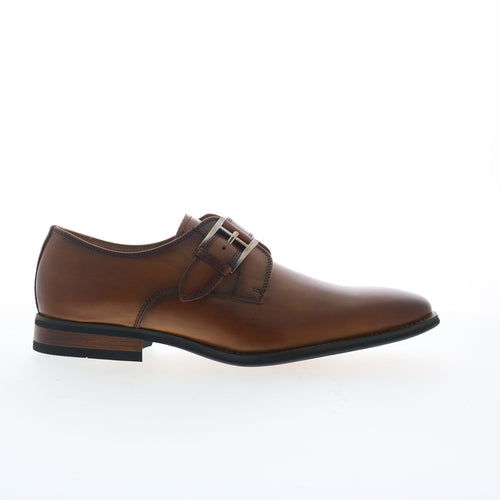 La Milano Will A11890 Mens Brown Leather Loafers & Slip Ons Casual Shoes