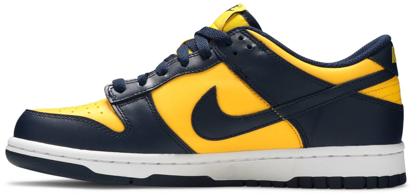Nike Grade School Womens Dunk Low Sneakers - 'Michigan' 2021