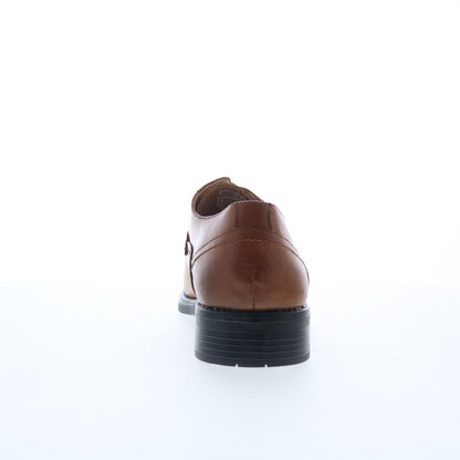 La Milano A656123 Mens Brown Leather Oxfords & Lace Ups Casual Shoes