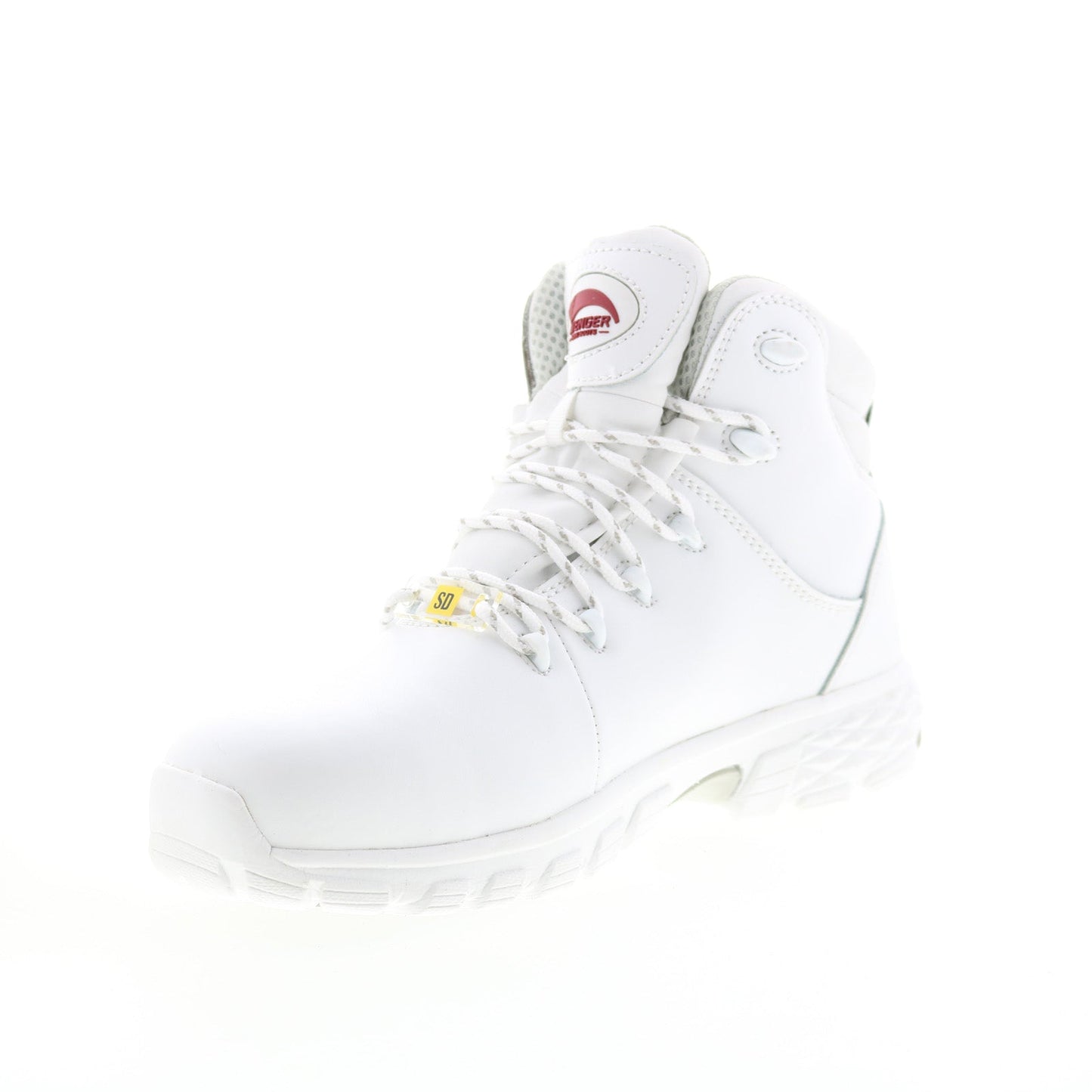 Avenger Flight Alloy Toe SD10 A7423 Mens White Leather Work & Safety Boots