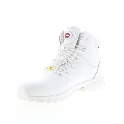Avenger Flight Alloy Toe SD10 A7423 Mens White Leather Work & Safety Boots