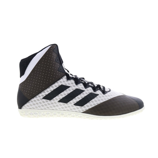 Adidas Mat Wizard 4 AC6974 Mens White Canvas Lace Up Athletic Wrestling Shoes