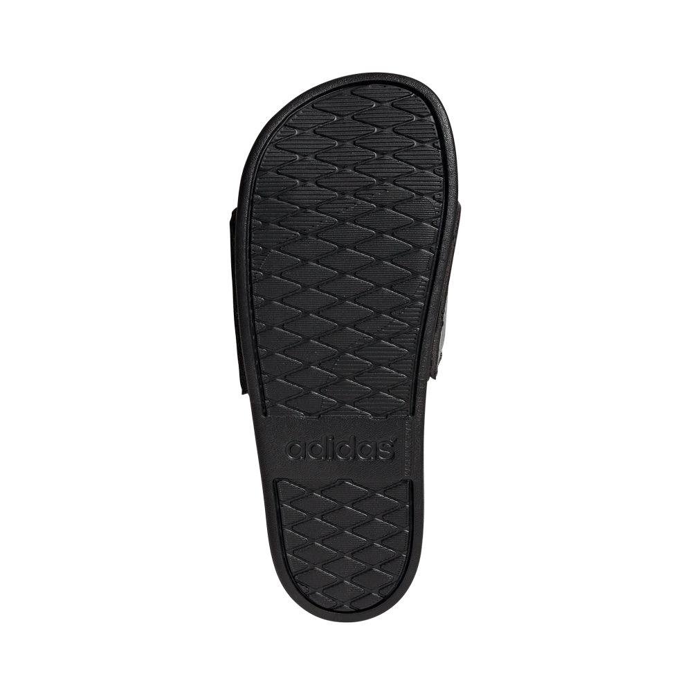 Adilette Comfort Slides Women's :Core Black | Gold Metallic