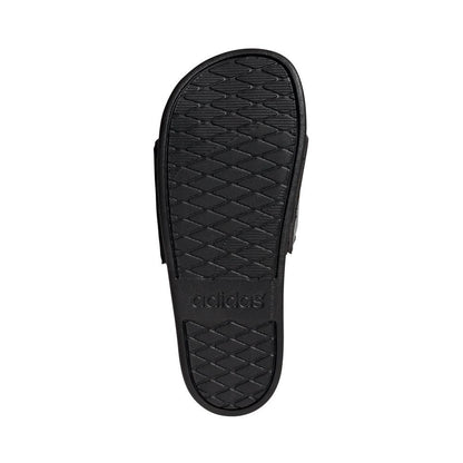 Adilette Comfort Slides Women's :Core Black | Gold Metallic