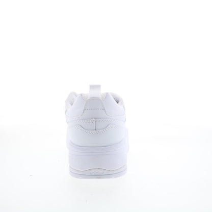 DC E.Tribeka Platform Womens White Leather Skate Inspired Sneakers Shoes