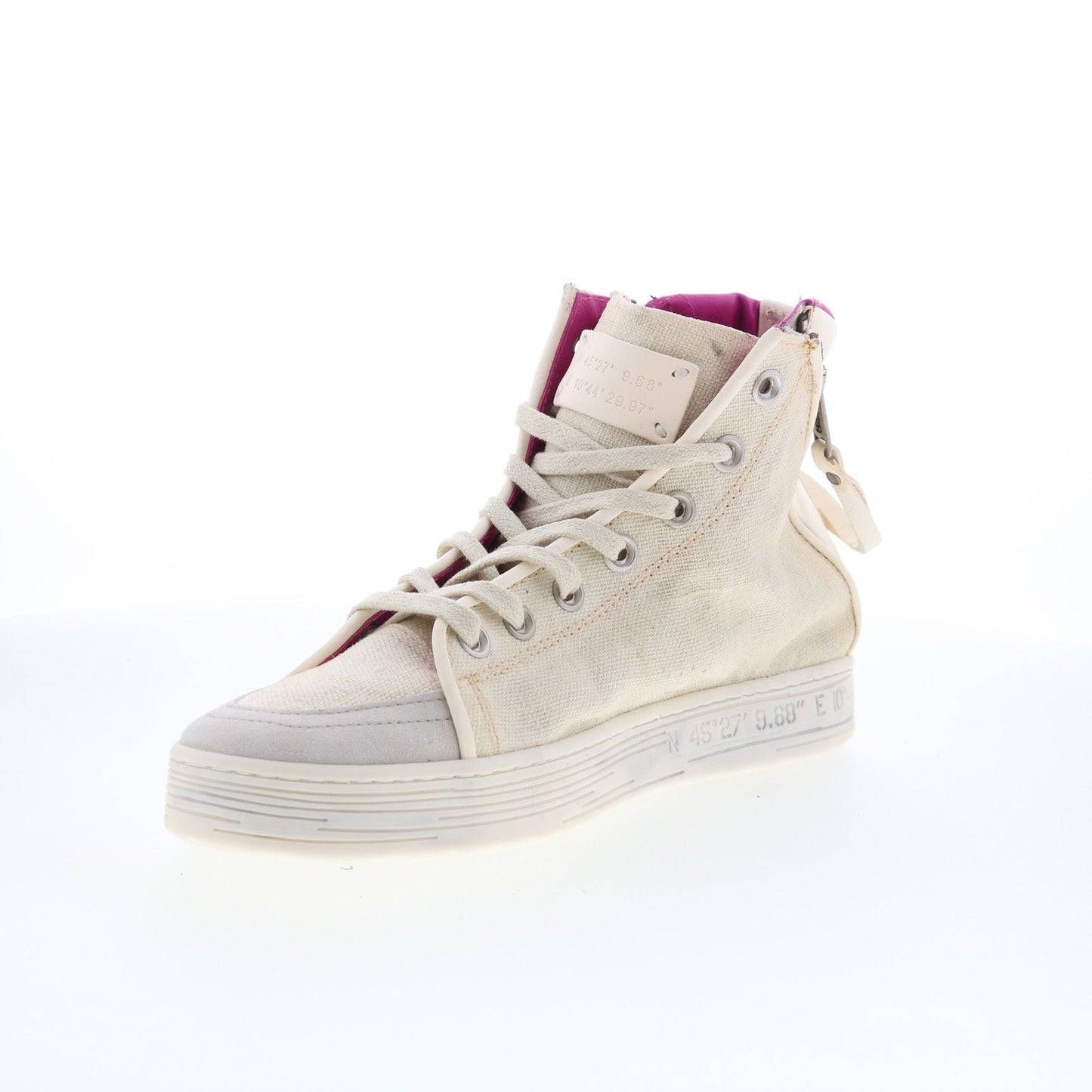 A.S. 98 Adler Womens Beige Leather Lace Up Lifestyle Sneakers Shoes