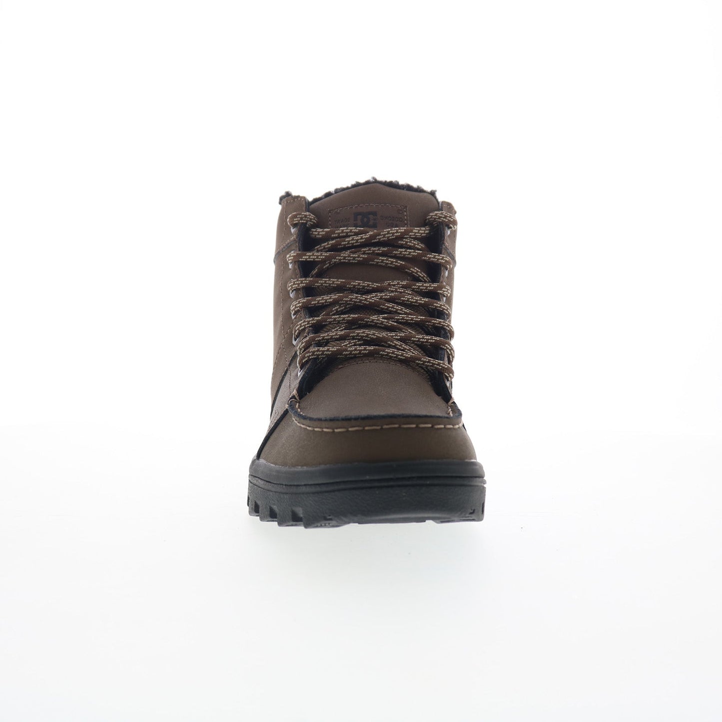 DC Woodland ADYB700042-DCC Mens Brown Leather Lace Up Casual Dress Boots