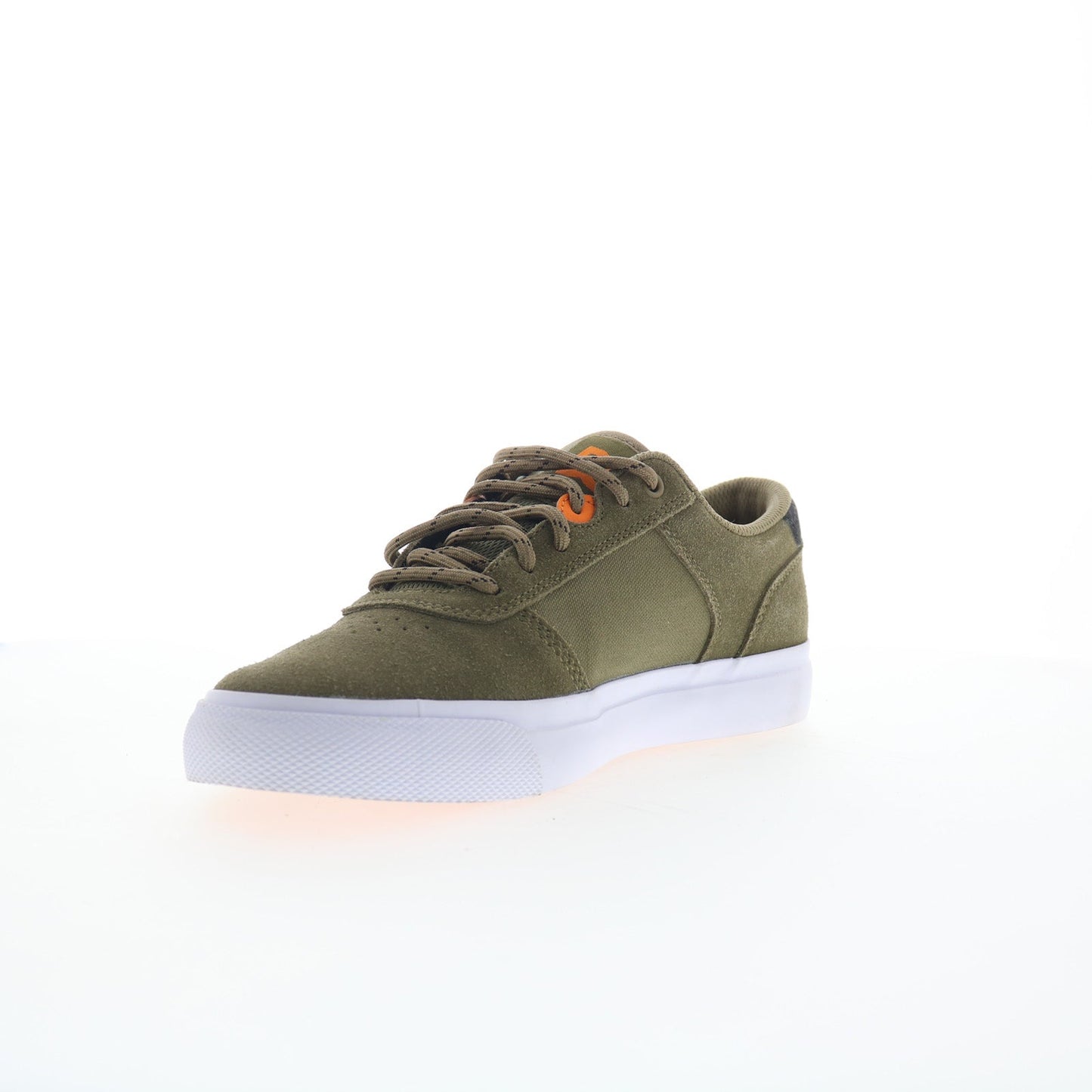DC Teknic ADYS300763-OVC Mens Green Suede Skate Inspired Sneakers Shoes