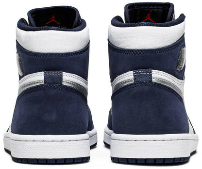 Nike Mens Air Jordan 1 Retro High Sneakers - 'Midnight Navy' 2020