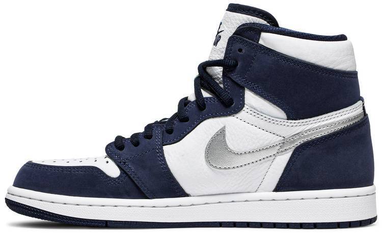 Nike Mens Air Jordan 1 Retro High Sneakers - 'Midnight Navy' 2020