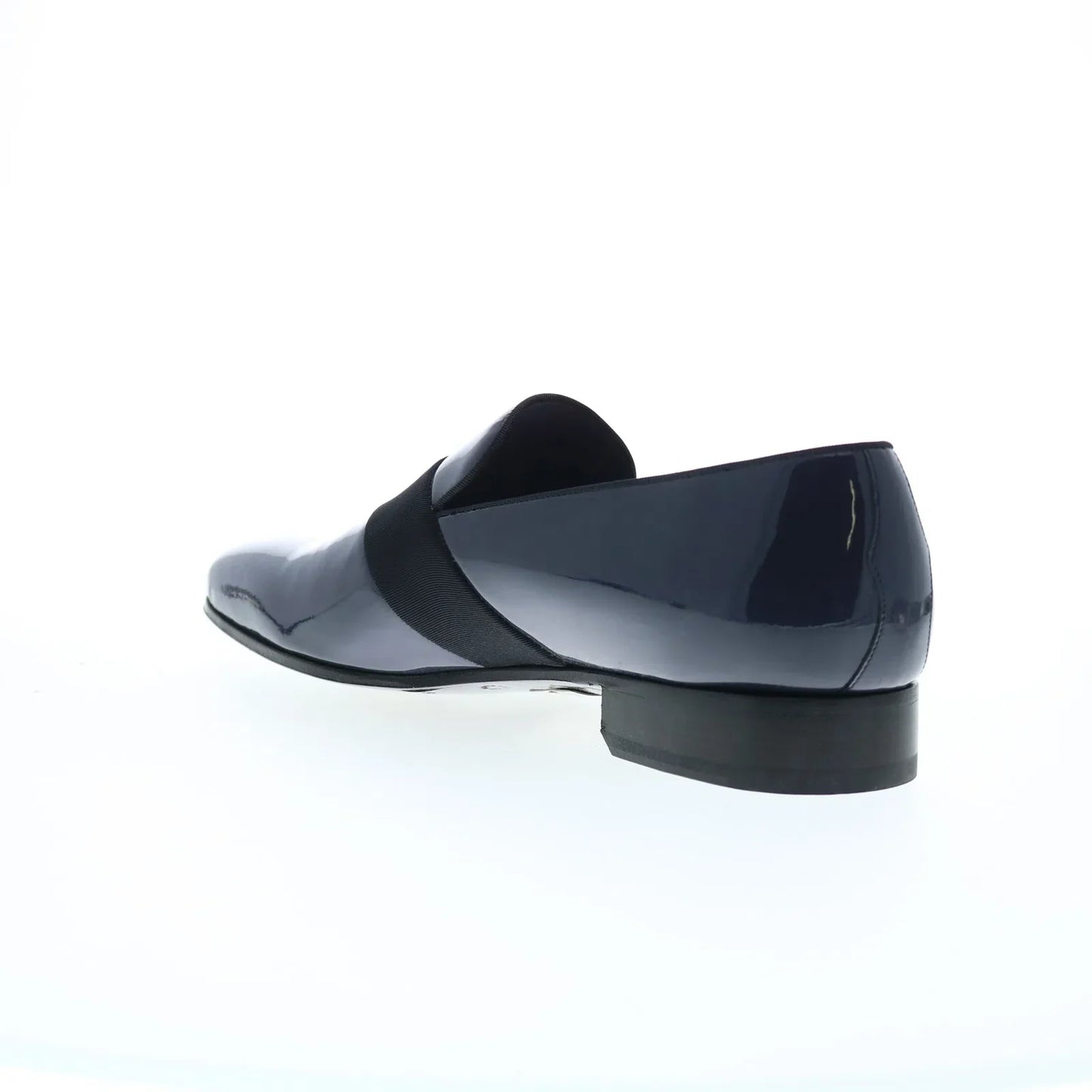 Di Bianco Andria Patent Tuxedo Mens Blue Loafers & Slip Ons Casual Shoes