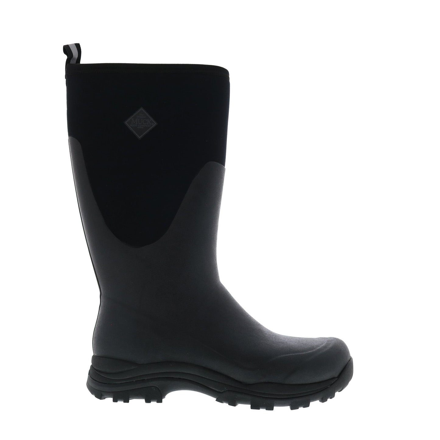 Original Muck Arctic Outpost AOT000 Mens Black Leather Pull On Winter Boots