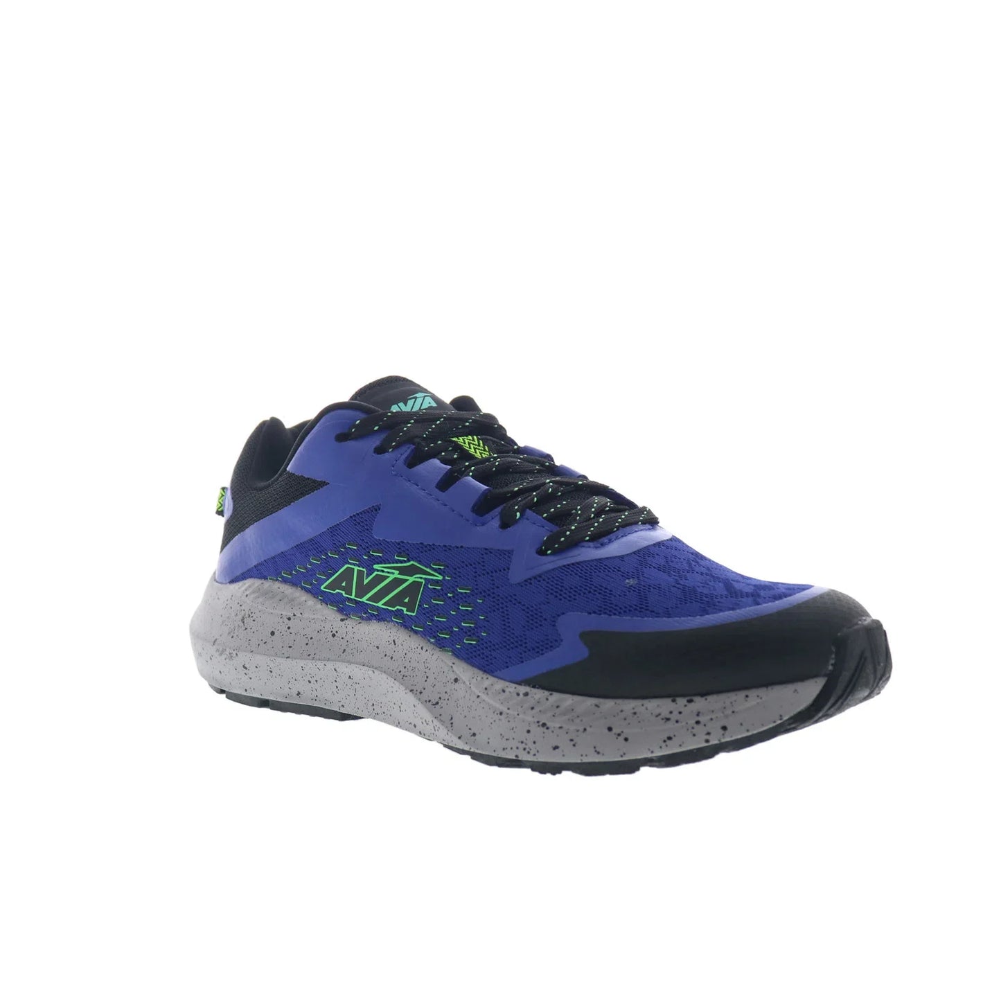 Avia Avi-Storm AA50081MMBK Mens Blue Mesh Lace Up Athletic Running Shoes